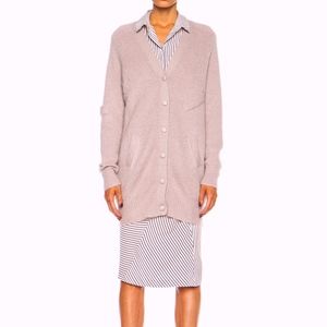 Band of Outsiders Mauve Mohair Cardigan sz 0